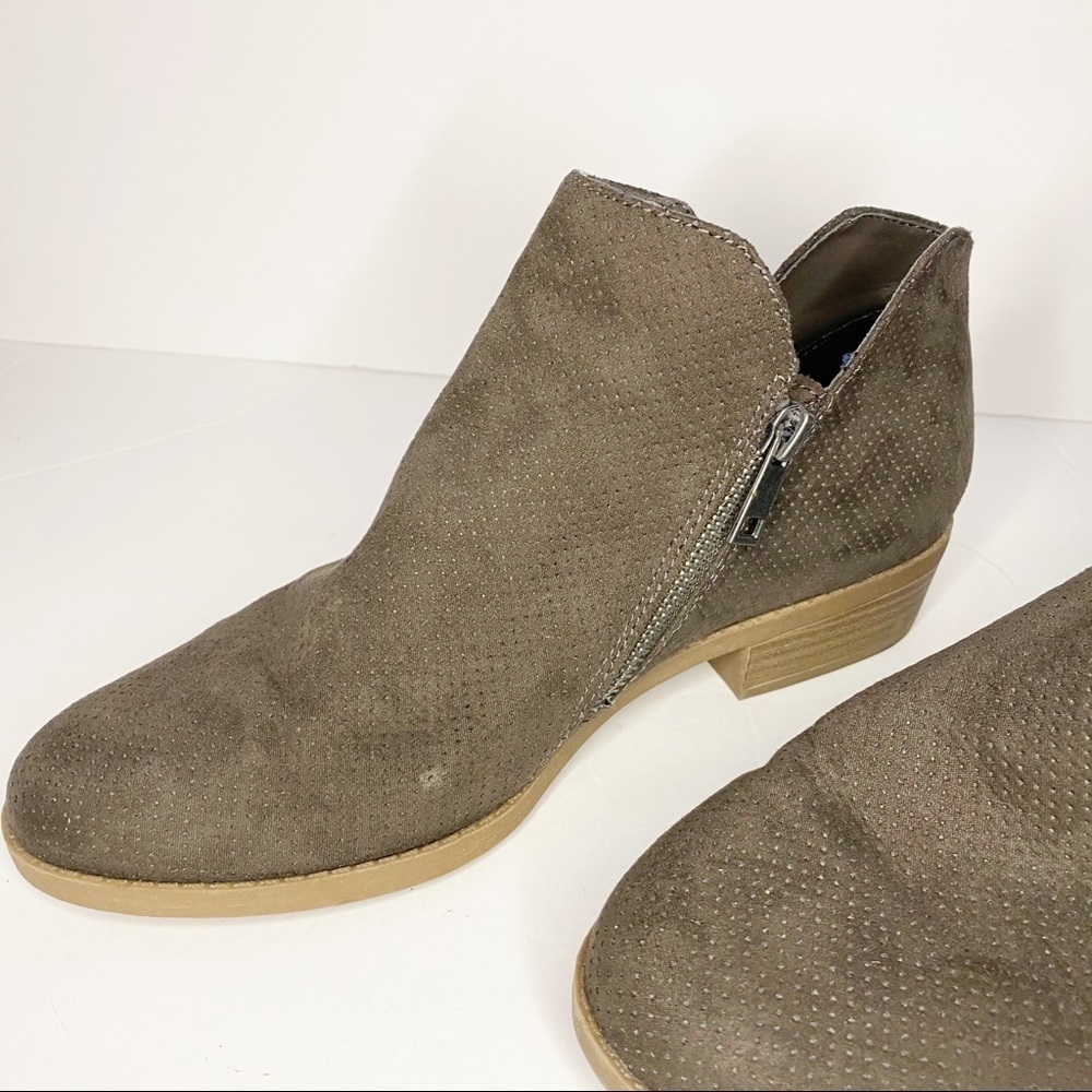 Universal Thread Double Zip Brown Ankle Booties - image 4